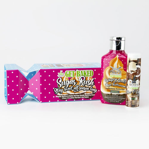HEMPZ Get Baked Sugar Rush Moisturizer & Lip Duo