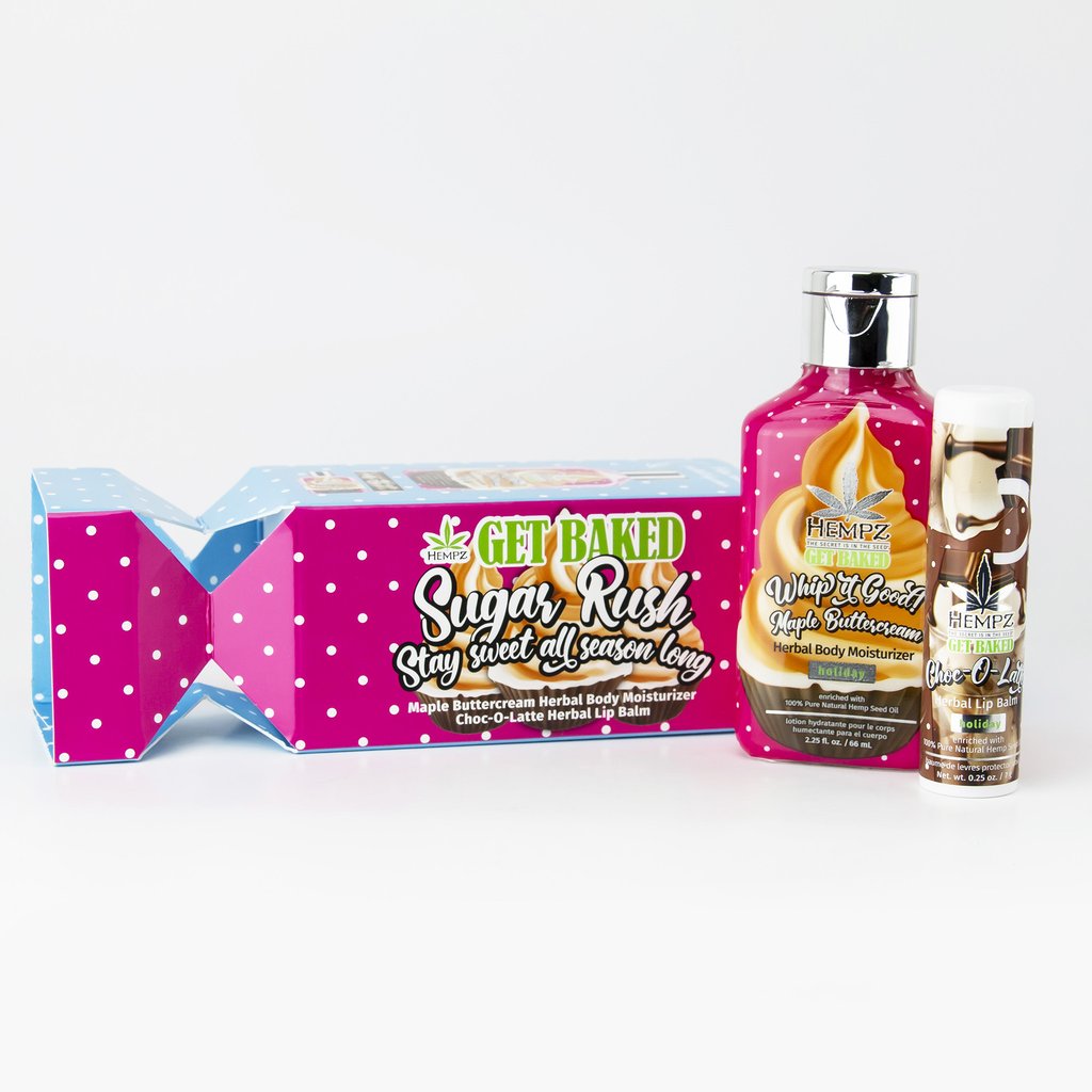 HEMPZ Get Baked Sugar Rush Moisturizer & Lip Duo